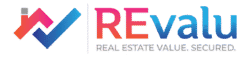 REvalu logo for NRI property and land services connecting USA to Hyderabad