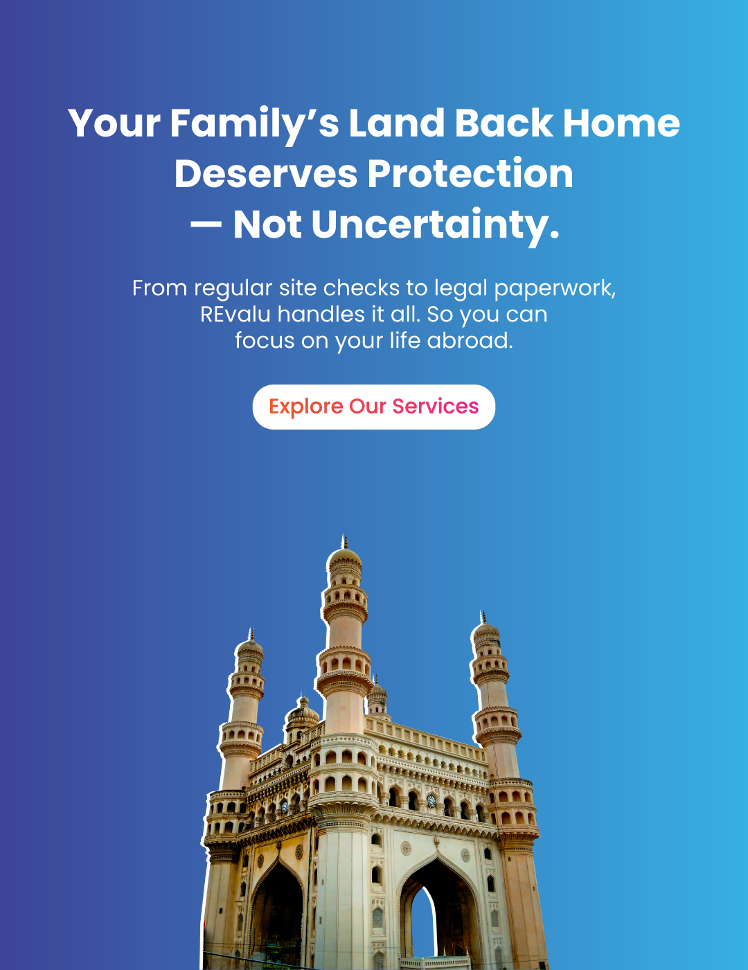 Home 6 Secure family land in India for USA-based NRIs