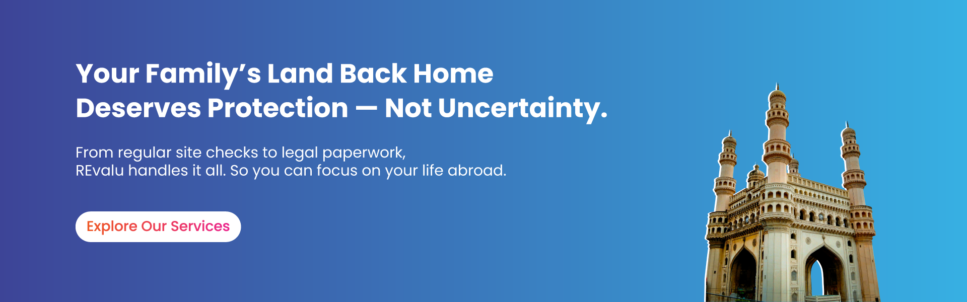 Home 1 Secure family land in India for USA-based NRIs